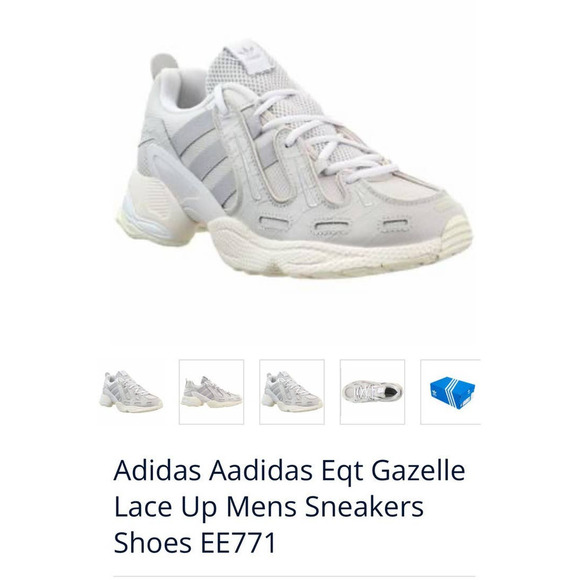 Adidas Eqt Gazelle Lace Up Men’s Sneakers Shoes / Size-10.5 main image 9